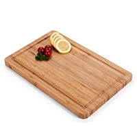 Los mejores  - Blumtal Tabla De Cortar 100% de Bambú | Resistente- Dos Medidas Disponibles | Antiséptica | Accesorios De Cocina | Tabla…